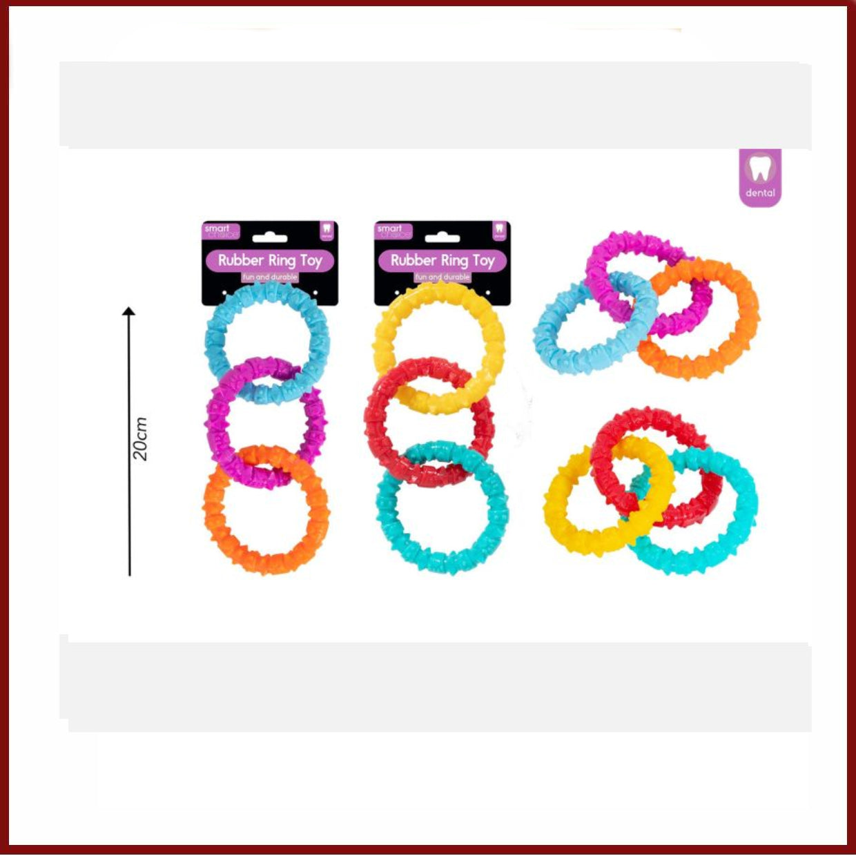 Smart Choice Rubber Ring Dog Toy SC1132