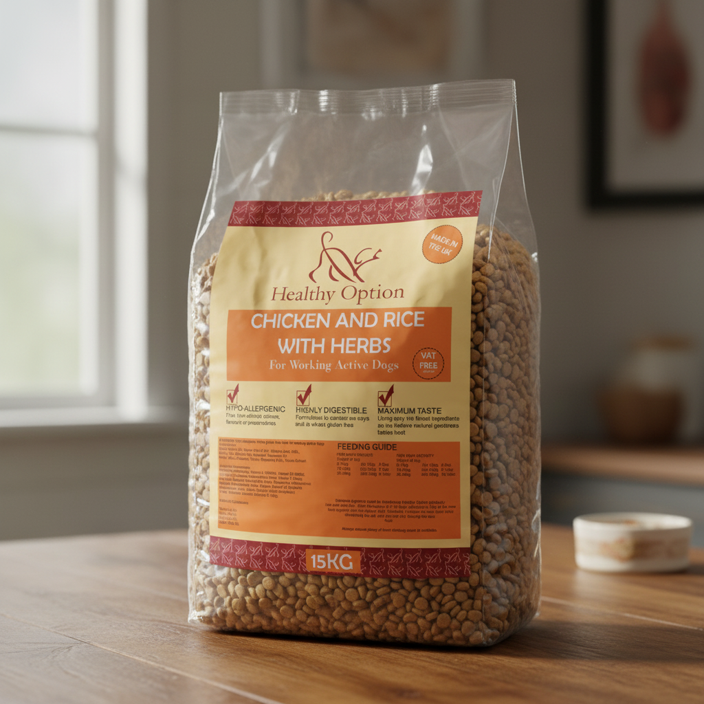 Chicken and Rice - Clear Bag with Sticker