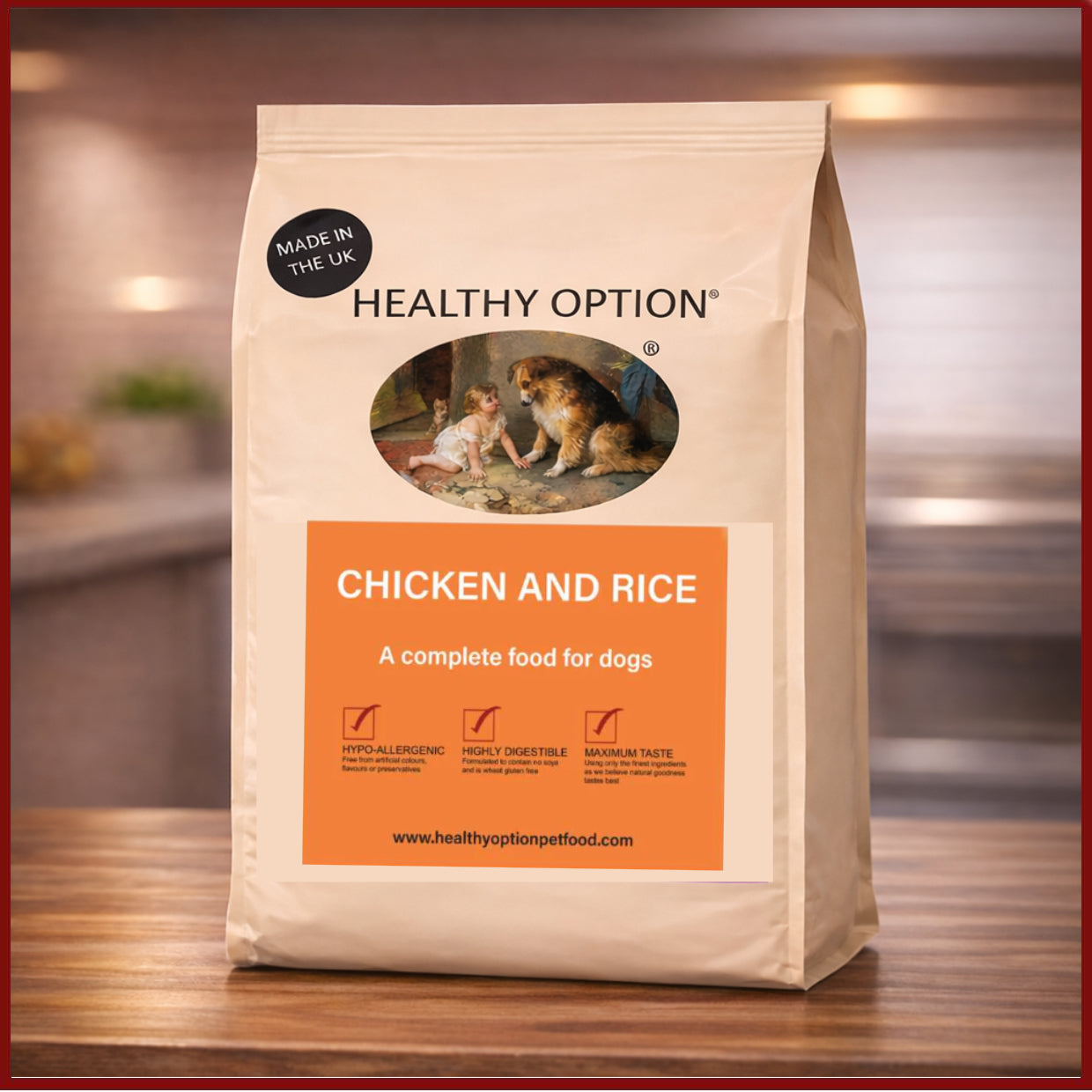 Healthy Option Chicken & Rice – Healthy Option Pet Food