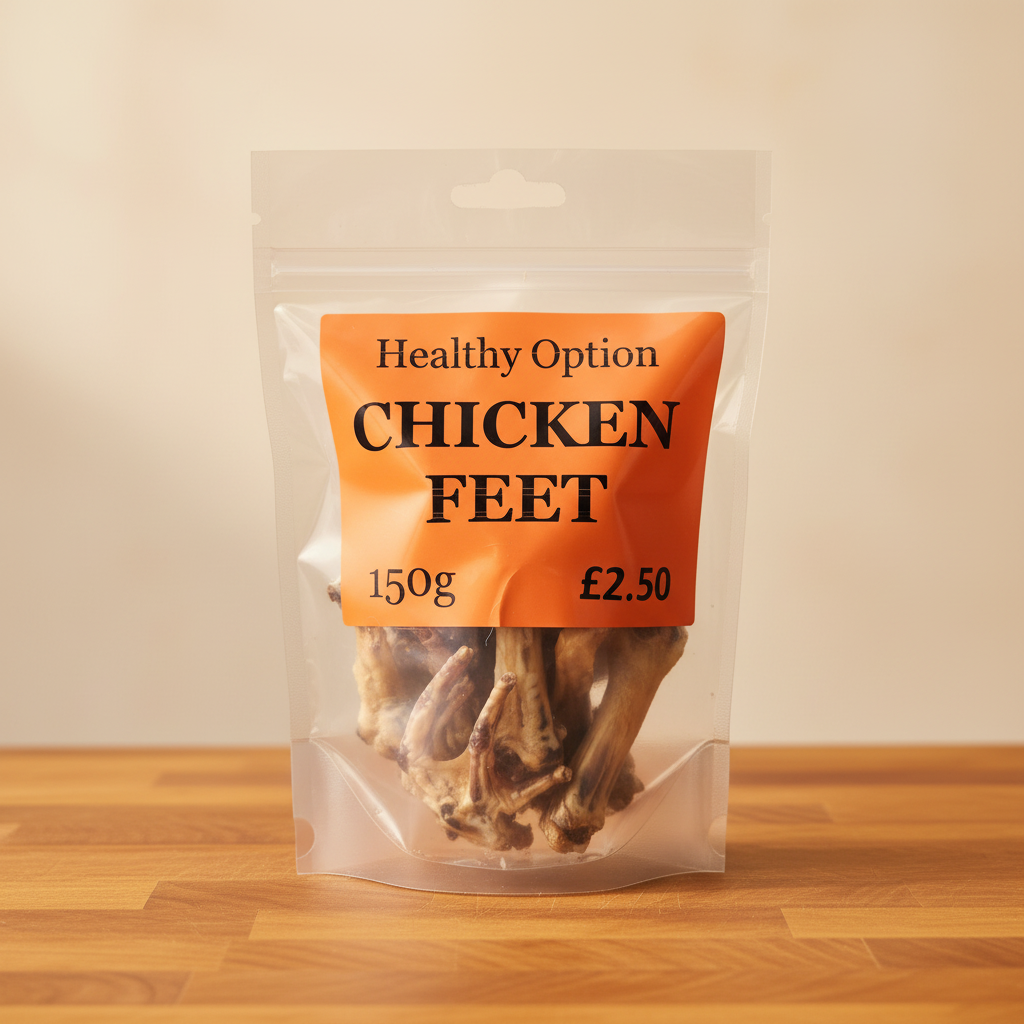 Healthy Option Chicken Feet — Upright Warm Wood