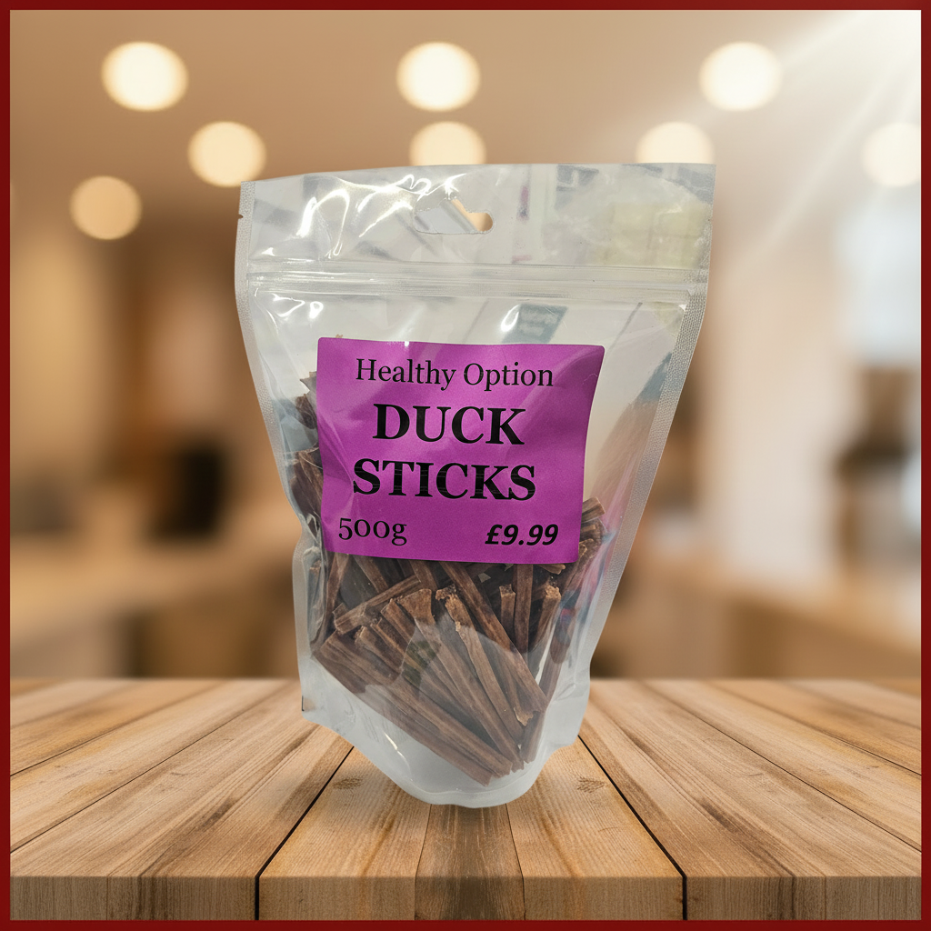 Healthy Option Duck Sticks 500g