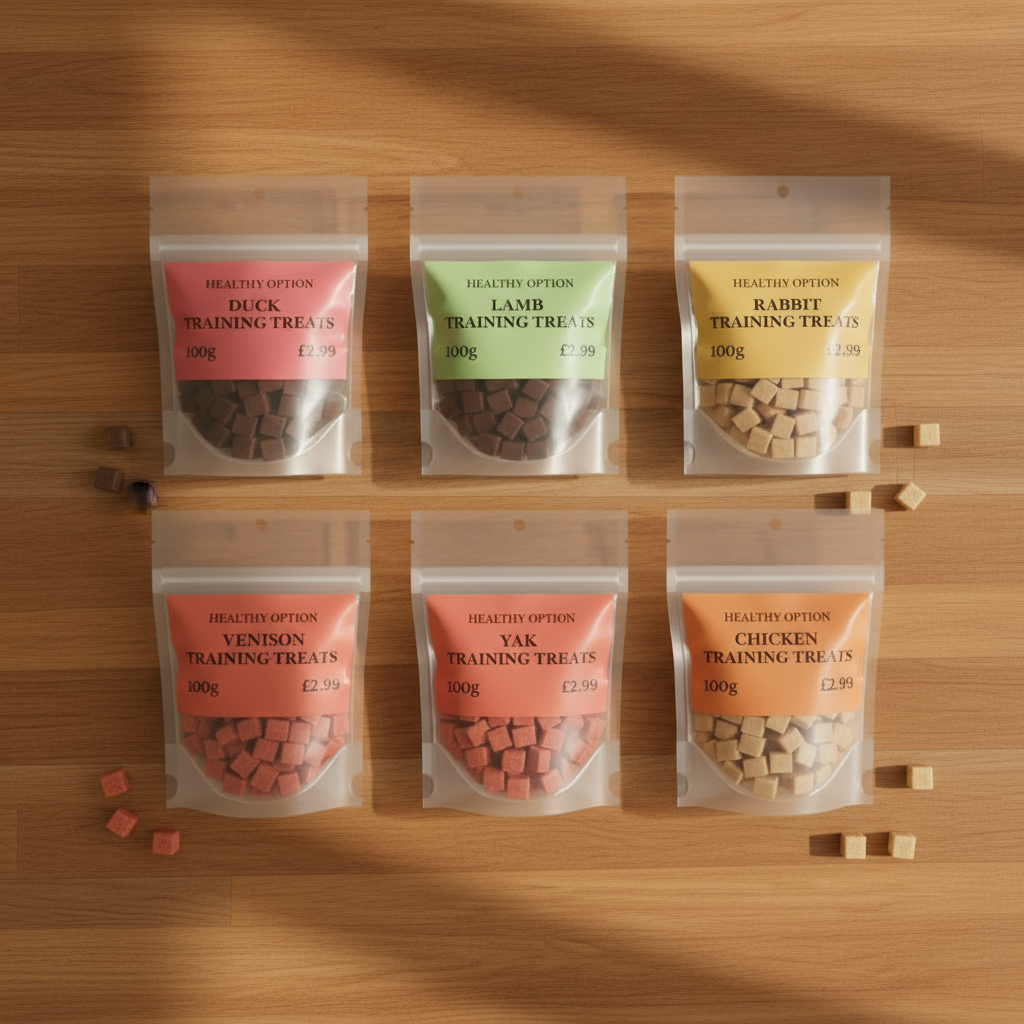 Healthy Option Training Treats — 6 Flavours Square