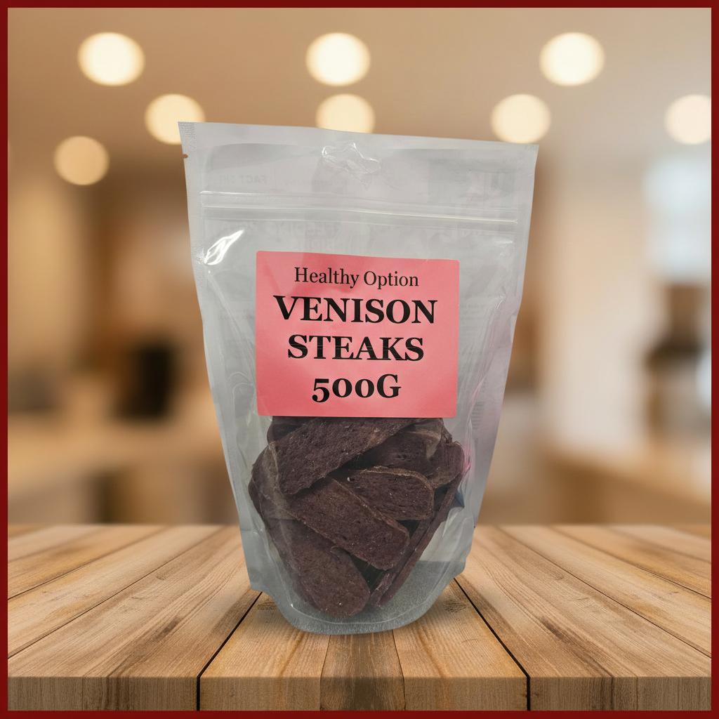 Healthy Option Venison Steaks 500G