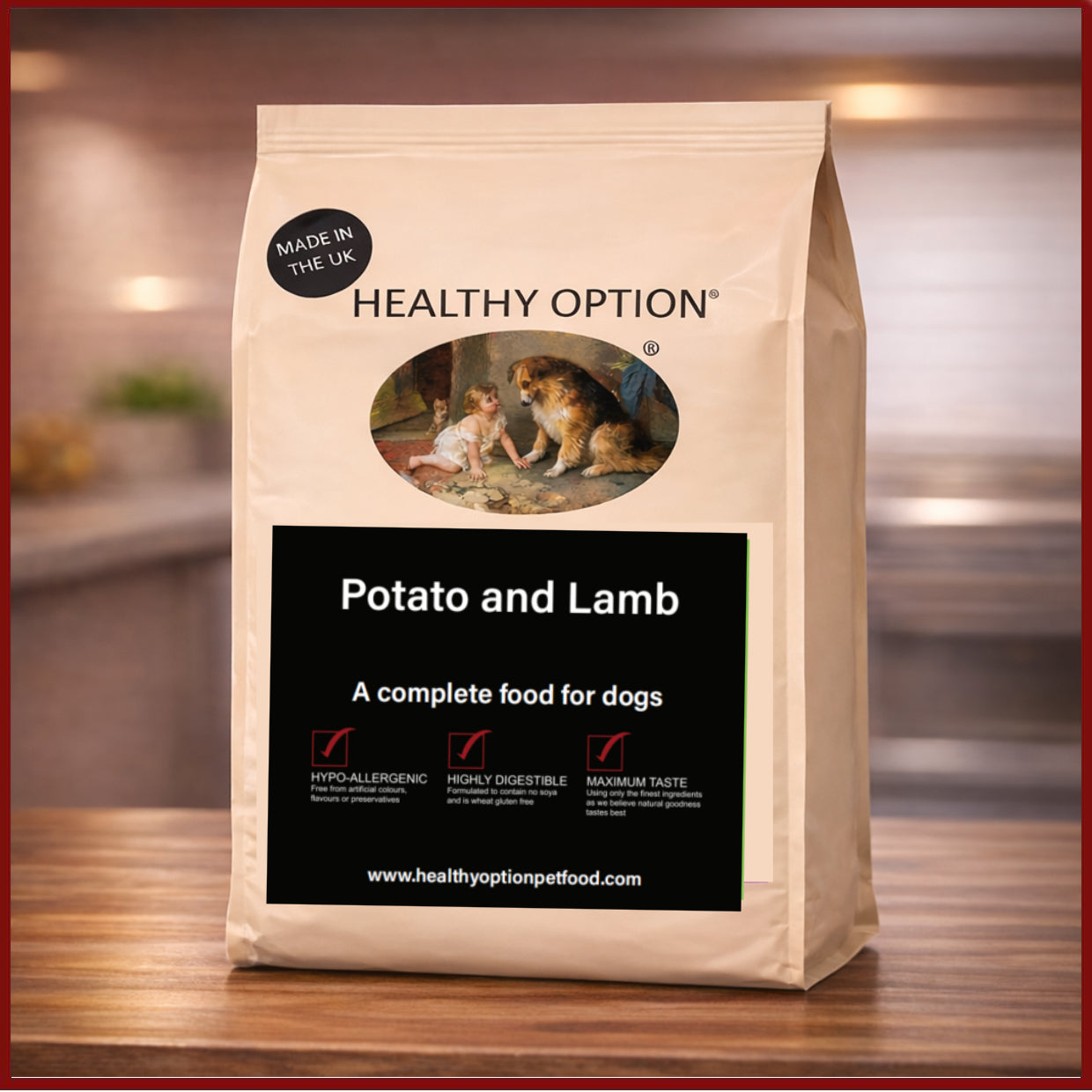 Healthy Option Potato & Lamb Grain Free Dog Food
