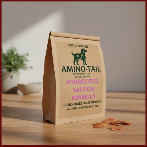 Salmon Formula - Wooden Background