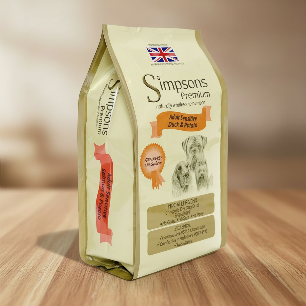 Simpsons Duck & Potato – Healthy Option Pet Food