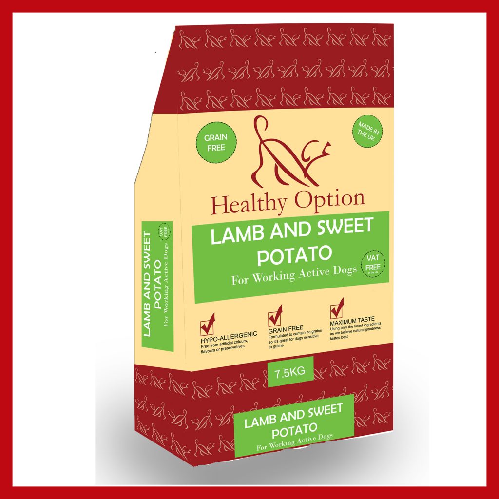 Lamb & Sweet Potato Grain Free Active – Healthy Option Natural Pet Food