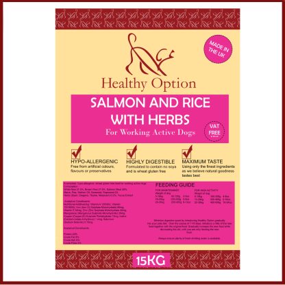 Salmon & Rice With Herbs For Working Active Dogs